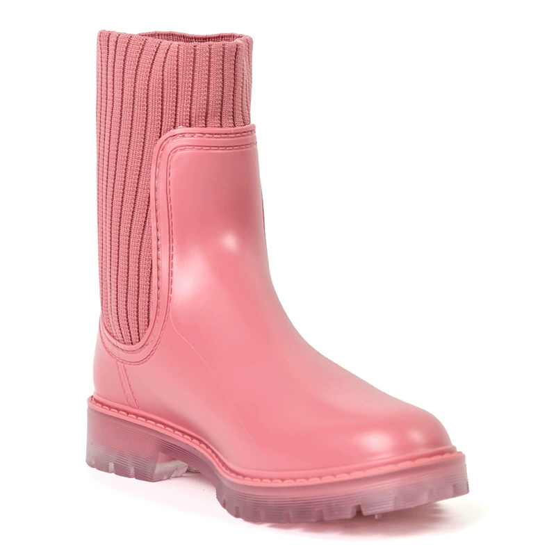 2023 новая уличная модная износостойкая Водная обувь до середины икры, универсальные резиновые сапоги для взрослых, водонепроницаемые Нескользящие