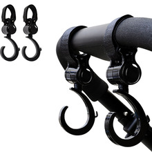 婴儿推车挂钩360度可旋转婴儿车大挂钩挂包儿童车电动车挂钩配件