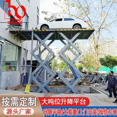 Fixed Scissor Lift, Large-Tonnage Avtomobil fırlanan platformaları - sjg-2-deposit