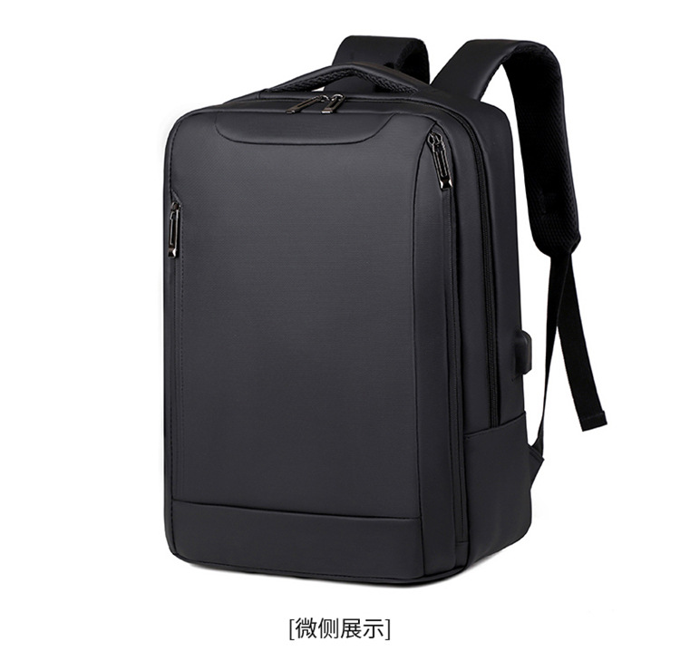 Nuevas mochilas de negocios transfronterizas USB mochila de computadora impermeable para hombres mochila de estudiantes de tela de Oxford de gran capacidad