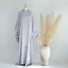 Light gray+HJ907 single -layer headscarf