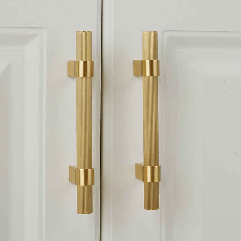 Coppersmith's Modern Minimalist Brass Cabinet Door Handle 1