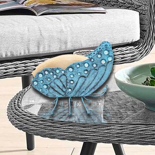 American Style Wrought Iron Vintage Old Butterfly Tissue Holder Coffee Filter Paper Storage Kitchen Household Cute Vertical X20