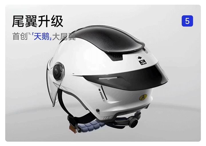 Two Little Bees 3C Certified Electric Motorcycle Helmet for Men and Women, Summer Sun Protection Half Helmet, Silver Lion Safety Helmet