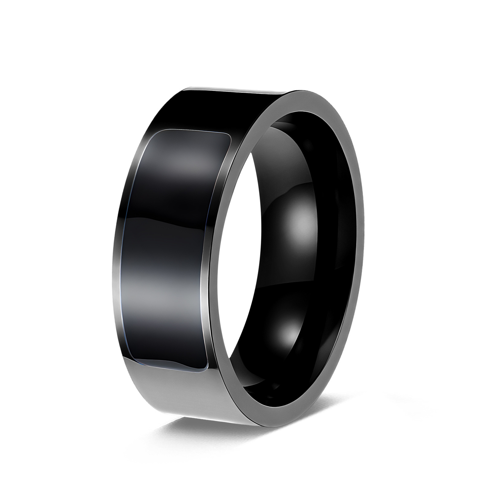 Pulsera de suministro transfronterizo nuevo acero de titanio NFC anillo inteligente equipo portátil inteligente joyería al por mayor