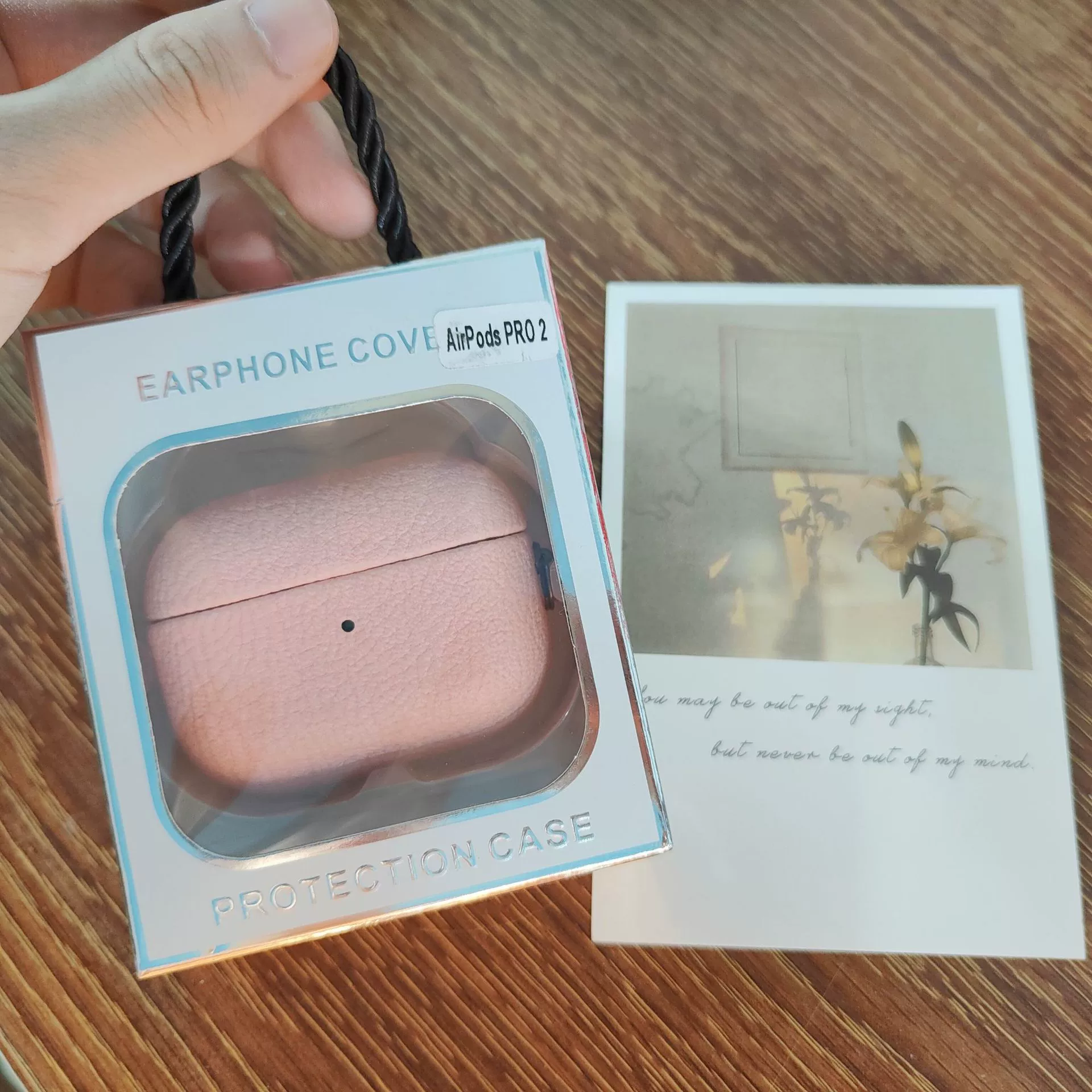 Applicable to AirPodSPro2 lychee headset cover 2 generation 3 generation full -bag leather ear shell Pro soft shell PU leather