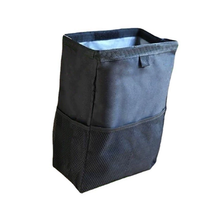 Trash bin, rear storage bag, seat back ice pack, snack storage bag, new car storage bag, car seat storage (Car storage bag/box) - black