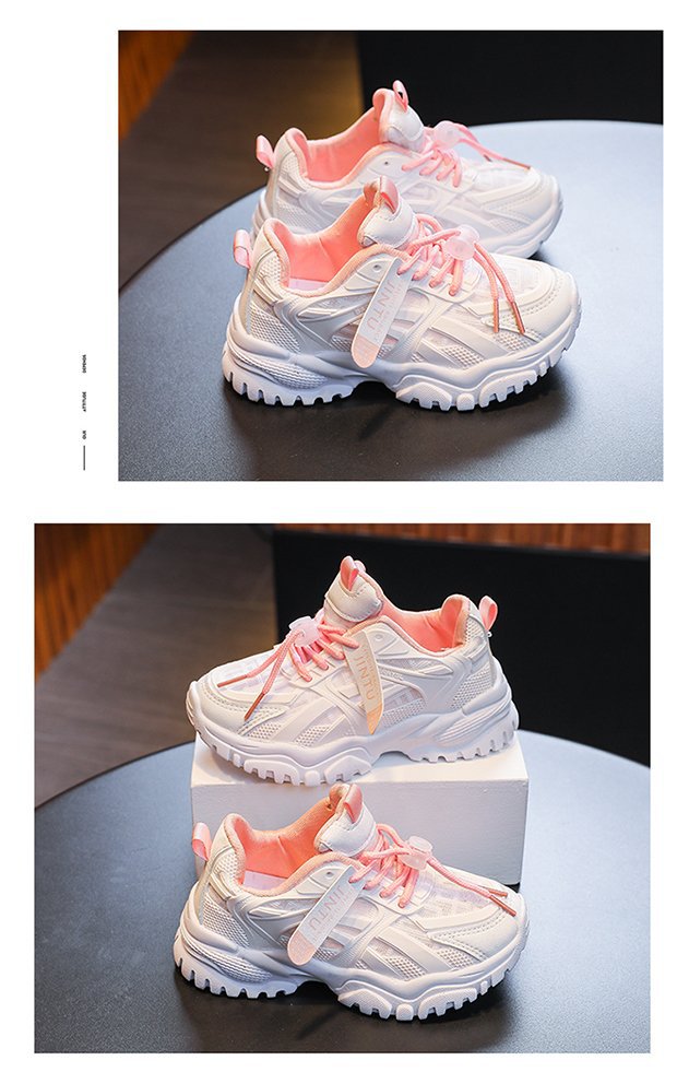 Dad Sneakers Für Kinder Atmungsaktive Leichte Freizeitschuhe_voghion.com