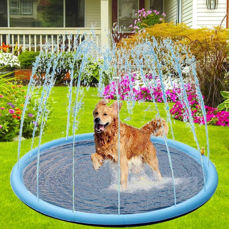 Venta directa de fábrica: Alfombra de agua antideslizante de PVC para jugar al aire libre, piscina de agua refrescante para niños, bañera plegable, piscina para bañarse.