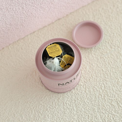 Minimalist Instagram Style Solid Color Tea Can Confetti Cookie Box, Tiered High Storage Gift Box, Metal Tea Box, Enamel Happy Tea Box