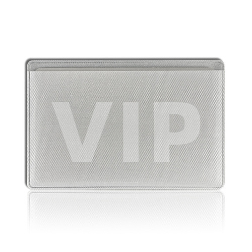 In-stock transparent ID card holder, waterproof protective case, wholesale anti-scratch matte PVC card holder for bank and public transport.