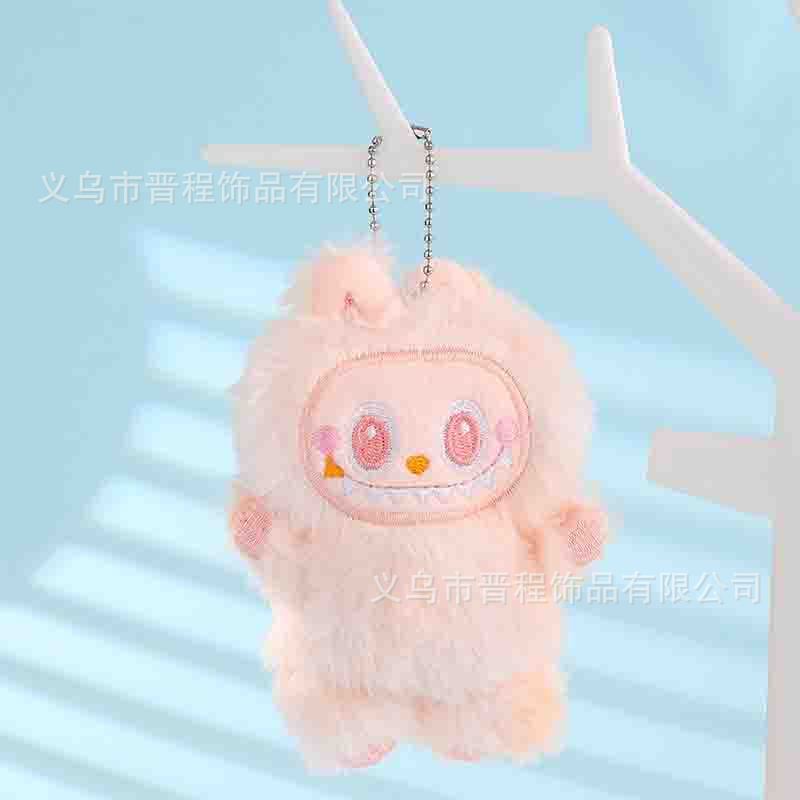 きしむかわいい Labubu 人形ペンダント漫画 Labubu ウサギぬいぐるみバッグキーホルダー小さなペンダントバッチ|undefined