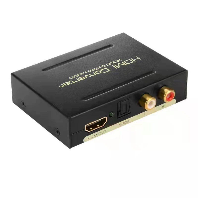 HDMI аудио разветвитель 4K HDMI TO HDMI+Audio+SPDIF+R/L сигнальный преобразователь с питанием