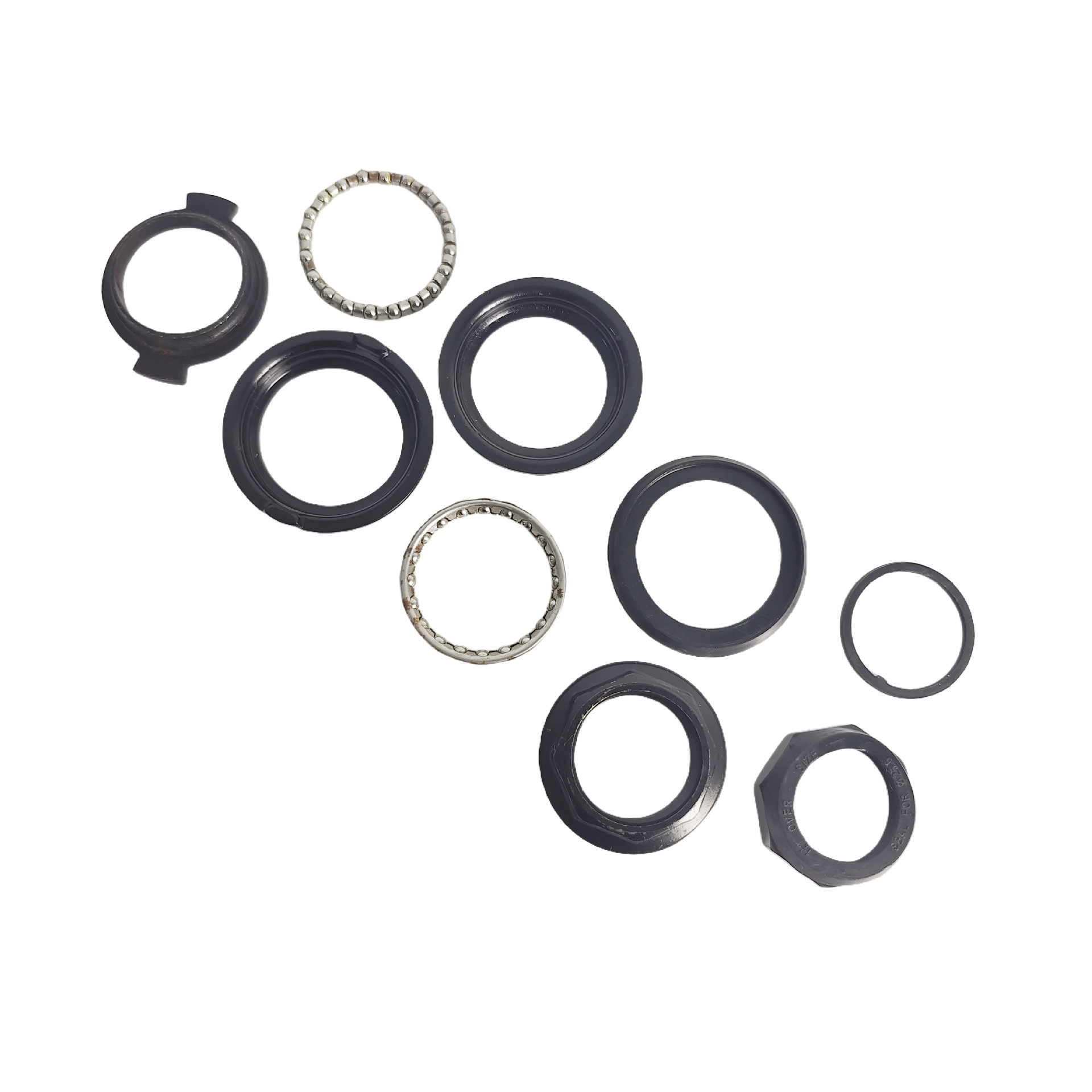 Electric Scooter Lithium Battery, Electric Bicycle Lithium Battery with Limit Switch, Front Fork Headset, Eight-Piece Set for Electric Scooter