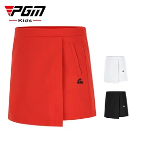Одежда для гольфа PGM, спортивная юбка для девочек, летняя юбка для гольфа, дышащая и быстросохнущая юбка А-силуэта.