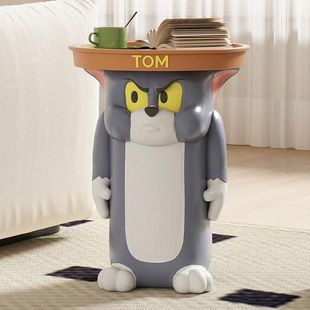 Cartoon Tom Cat Coffee Table Floor-Standing Ornaments Living Room Tv Cabinet Cute Home Creative Accessories Moving to New Home Gifts