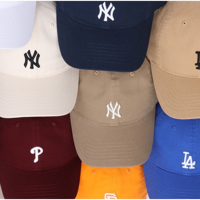 韩国MLB帽子软顶男女NY洋基队棒球帽可调节遮阳大标LA鸭舌帽|undefined