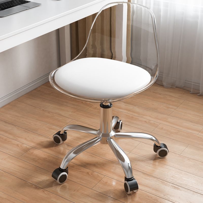 Nordic Acrylic Stool Transparent Home Makeup Office Bedroom Bar Chair Rental Room Internet Celebrity Lift Rotating Chair