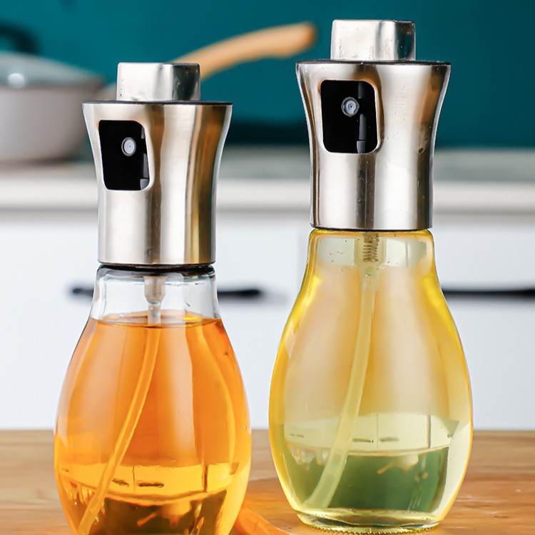 Stainless Steel Spray Bottle Vinegar Bottle Kitchen Oil Can Leak-Proof Soy Sauce Vinegar Seasoning Bottle Soy Sauce Bottle Oil Control Household Spray Bottle