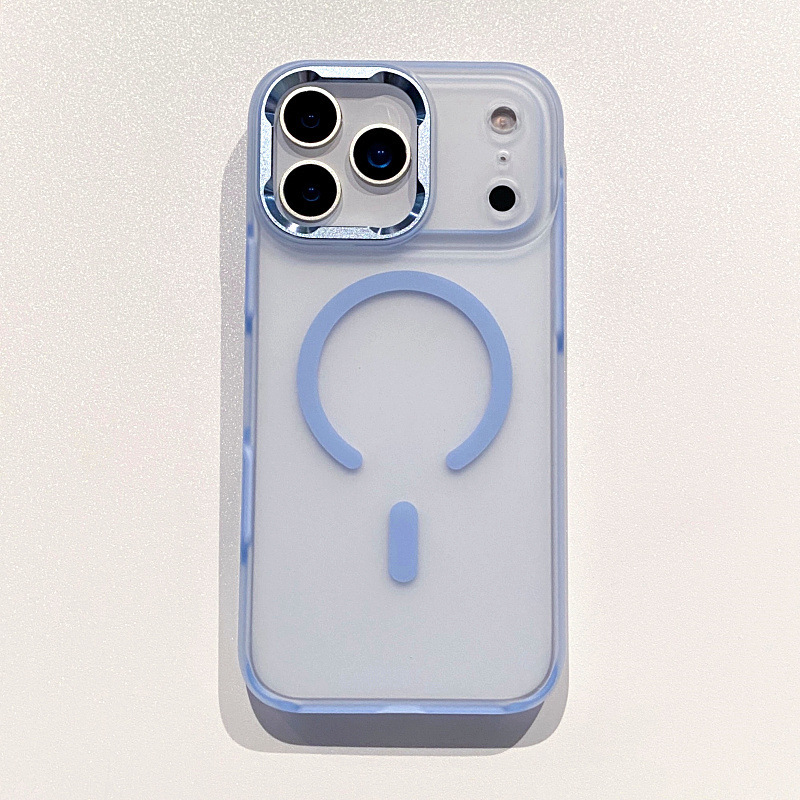 日韩ins新款冰甲双色iphone17pro max手机壳肤感电镀16pro全包15p|undefined
