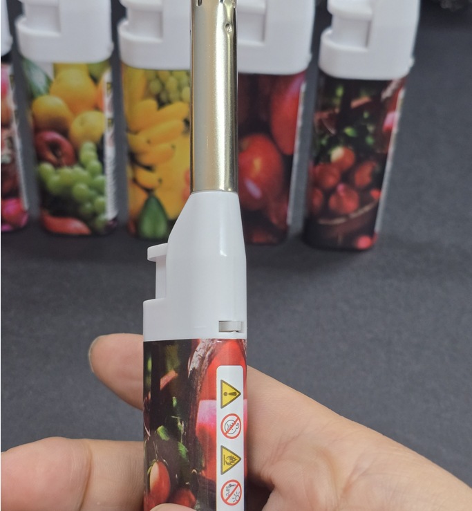 Hot selling short electronic open flame igniter suitable for kitchen and outdoor use easy to carry safe ignition