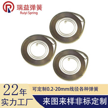 厂家定制恒力卷簧高寿命不锈钢无人机卷簧推烟器卷簧发条货架卷簧