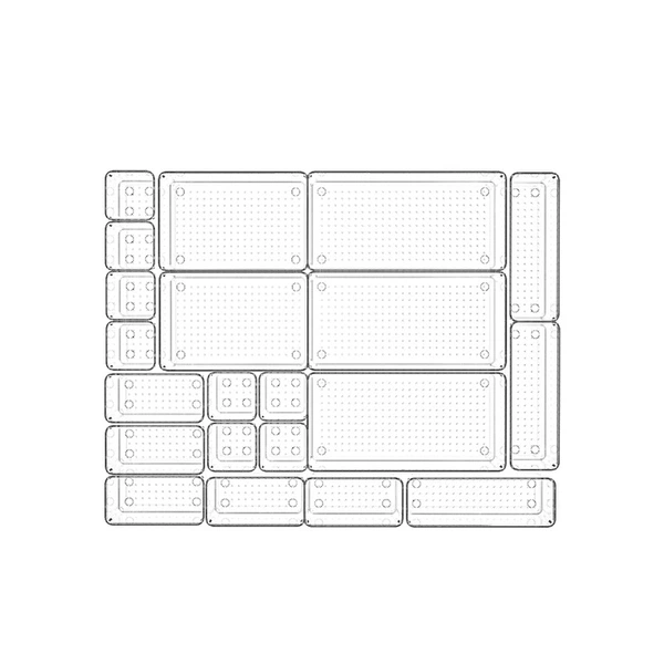 Transparent [21-piece set]