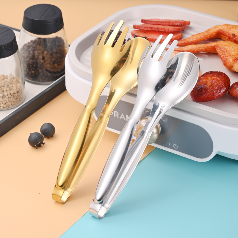 304 из нержавеющей стали утолщенные кухонные буфеты смешивание зажимы для хлеба зажимы для барбекю мясные зажимы для пищевых продуктов