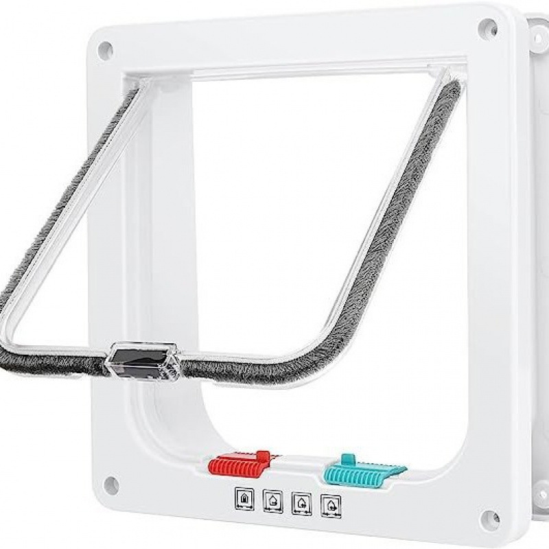 Manufacturer Supplies Pet Cat Door, Ready-Made Dog Door, Two-Way Entrance and Exit Hole, Screen Glass, Acrylic Board, Cat and Dog House Manufacturer Supplies Pet Cat Door, Ready-Made Dog Door, Two-Way Entrance and Exit Hole, Screen Glass, Acrylic Board, Cat and Dog House