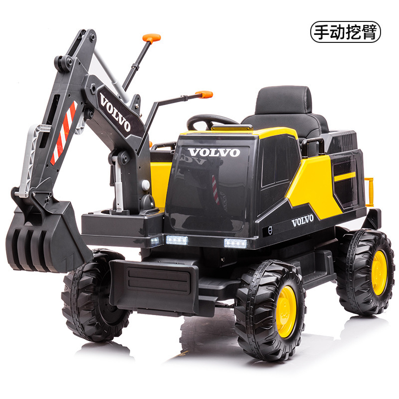ボルボ大型掘削機子供用電気自動車四輪おもちゃの車は、リモコンカーで赤ちゃんや子供に座ることができます|undefined