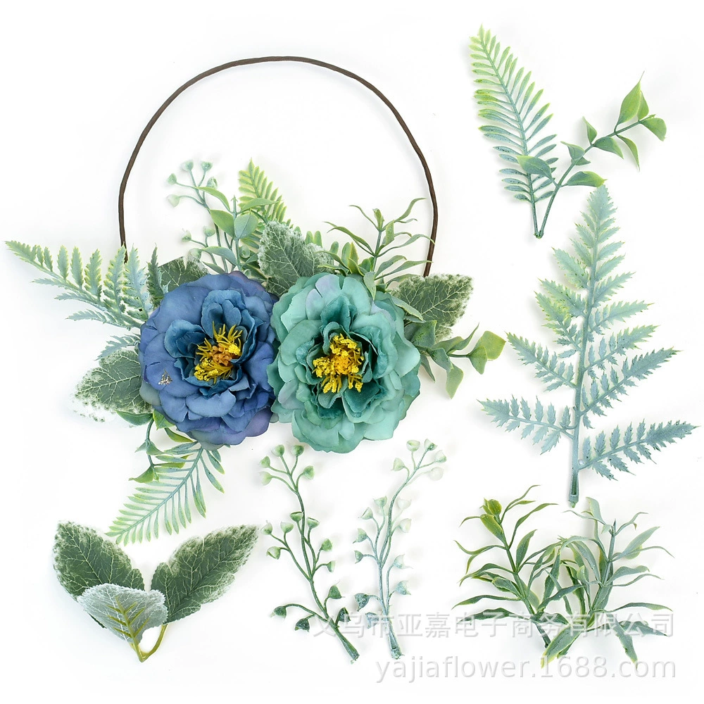 Artificial Aquatic Leaves, Realistic Phoenix-Tail Ferns for Wedding & Floral Decor, Lightweight Pack