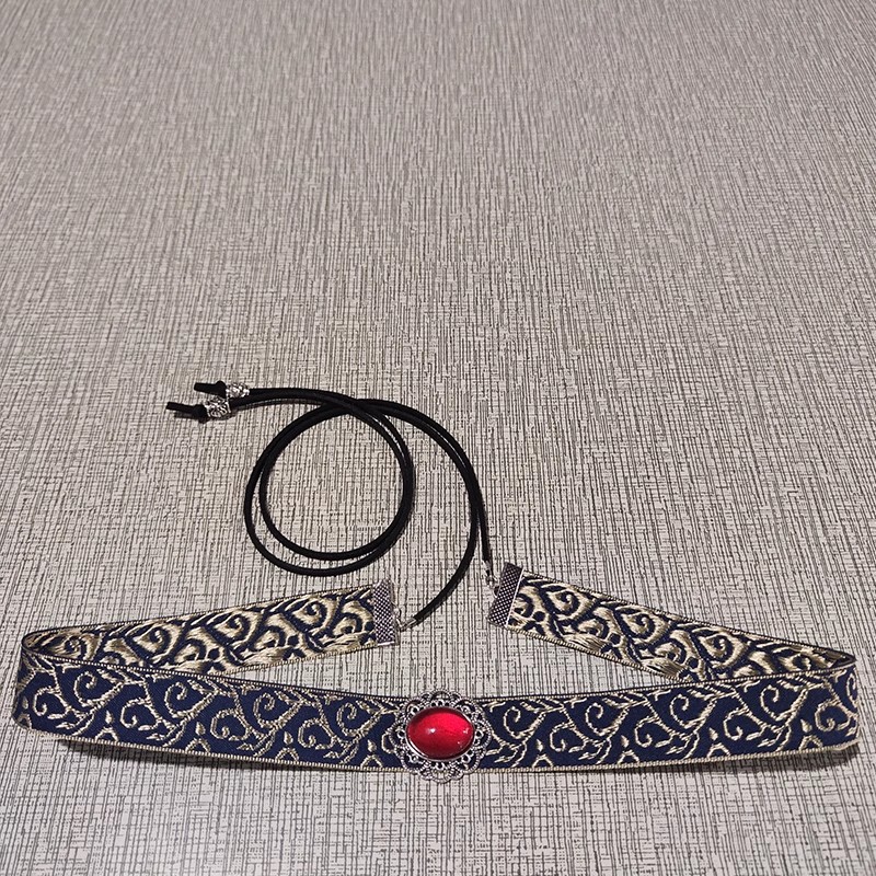 Niños Song vestidos antiguos toque de cabeza frente correa de pelo frente correa de pelo para niños vestidos antiguos de estilo Han2025 nuevos joyas de cejas