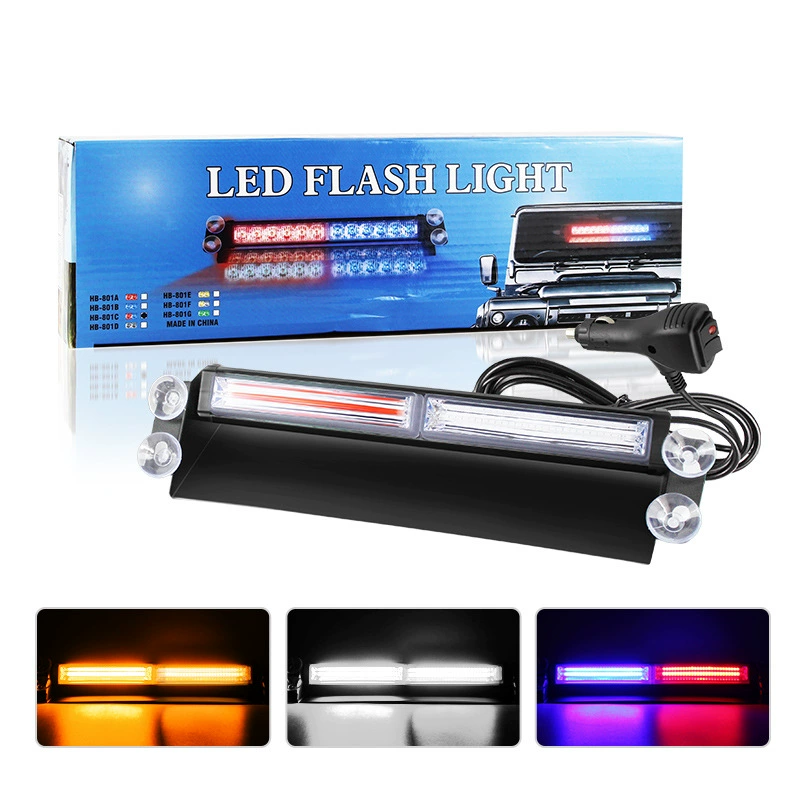 COB Автомобильная присоска вспышка переднее и заднее лобовое стекло вспышка сигнальная лампа открытие Лопата стробоскоп Лопата свет