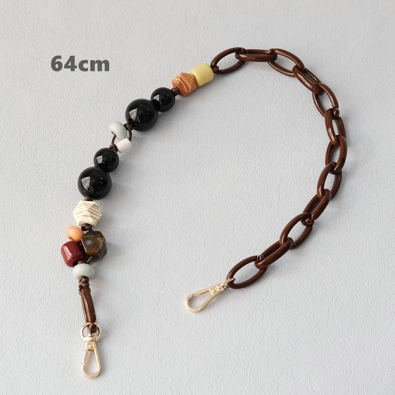 Catena di perline acriliche europee e americane, braccialetto di perline di legno alla moda, accessori, tracolla, cordino a tracolla, tracolla per borsa, catena per cellulare_voghion.com