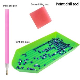 Diamond dot drill plate 2.8/2.5CM rectangular drill plate square drill round drill dual-purpose square plate manufacturers directly supply