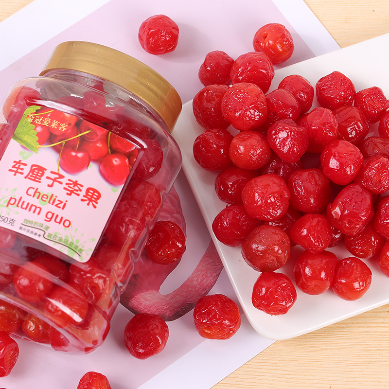 香港金冠爱莱客车厘子味李果罐装樱桃李酸甜蜜饯果脯果干休闲零食