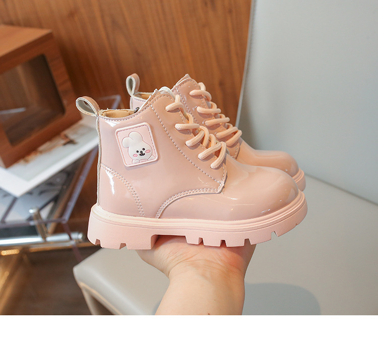 Kinder 2024 Trendy Fashion Mädchen Vielseitige Martin Jungen Frühling und Herbst Britischen Stil Kurze Stiefel_voghion.com