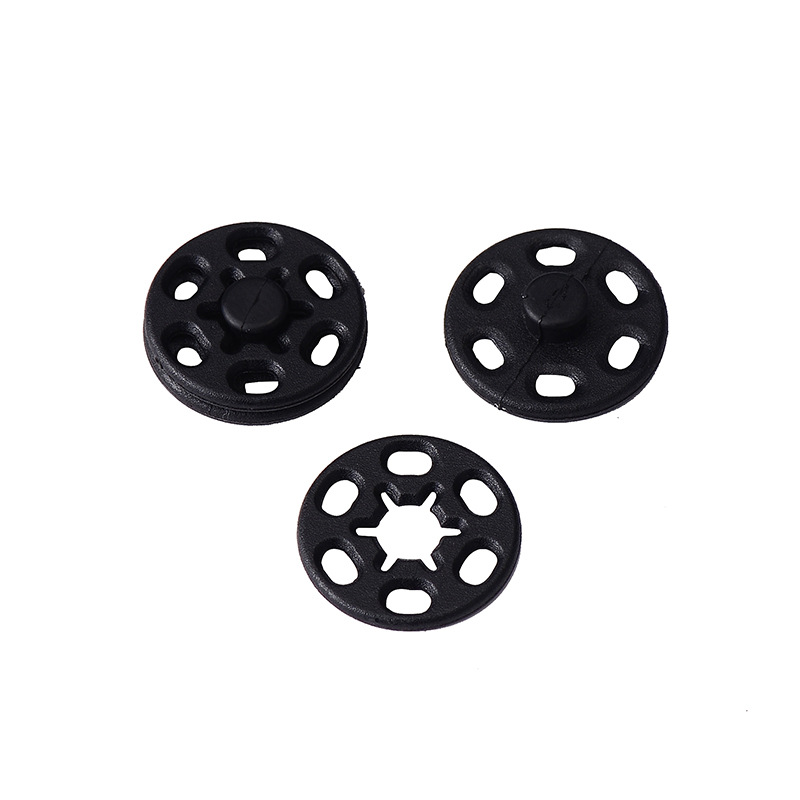 Transparent plastic hidden button baby buckle clothes hidden buckle female buckle accessories invisible small size anti-exposure button