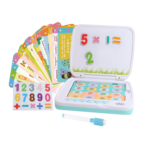 Source manufacturer children's smart card reading machine 100 pages Chinese and English early education machine learning audiobook toy
