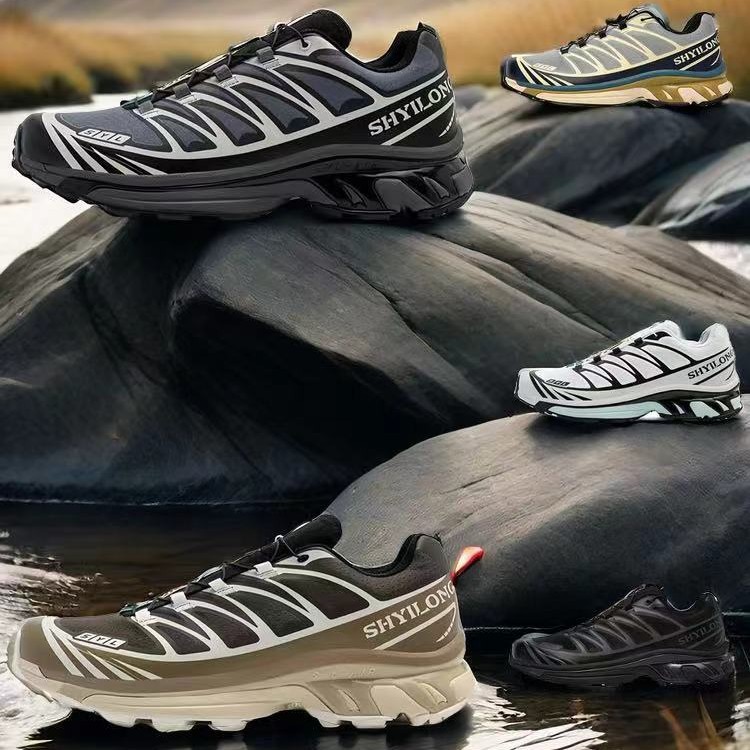 XT6 운동화 남녀공용 야외 등산 및 크로스컨트리 스포츠용 통기성 경량 미끄럼 방지 러닝화