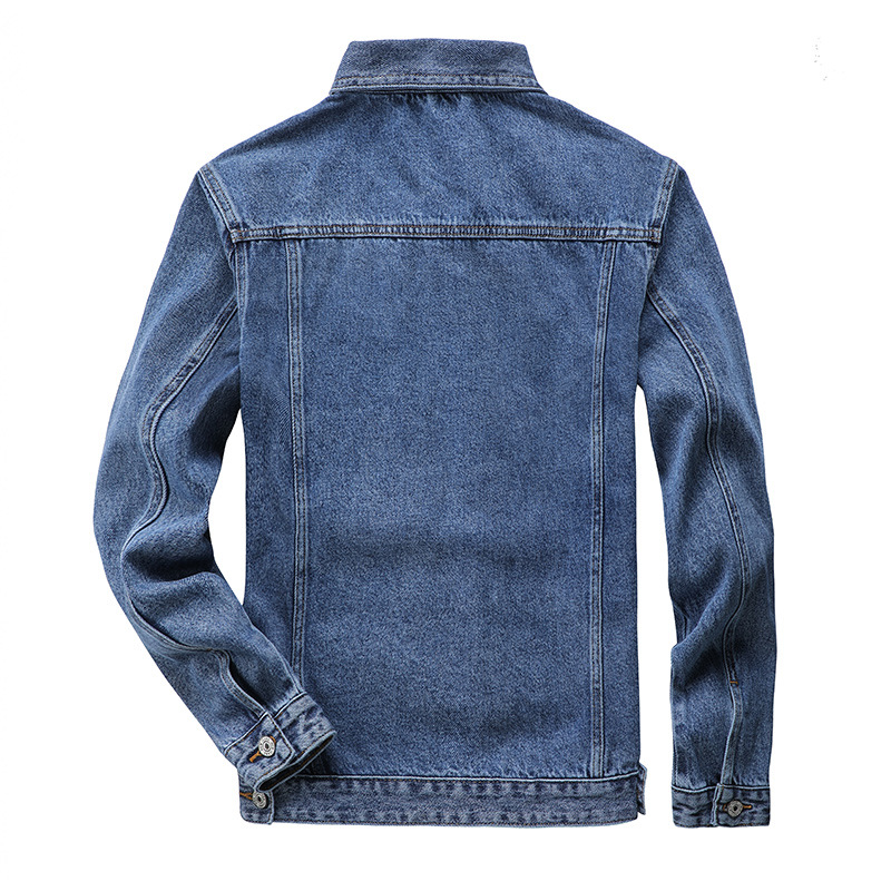 Designsinn: leichtes Luxusrevers, High-End-Mode-Jeansjacke, Herrenbekleidung im neuen Stil für Frühling und Herbst_voghion.com
