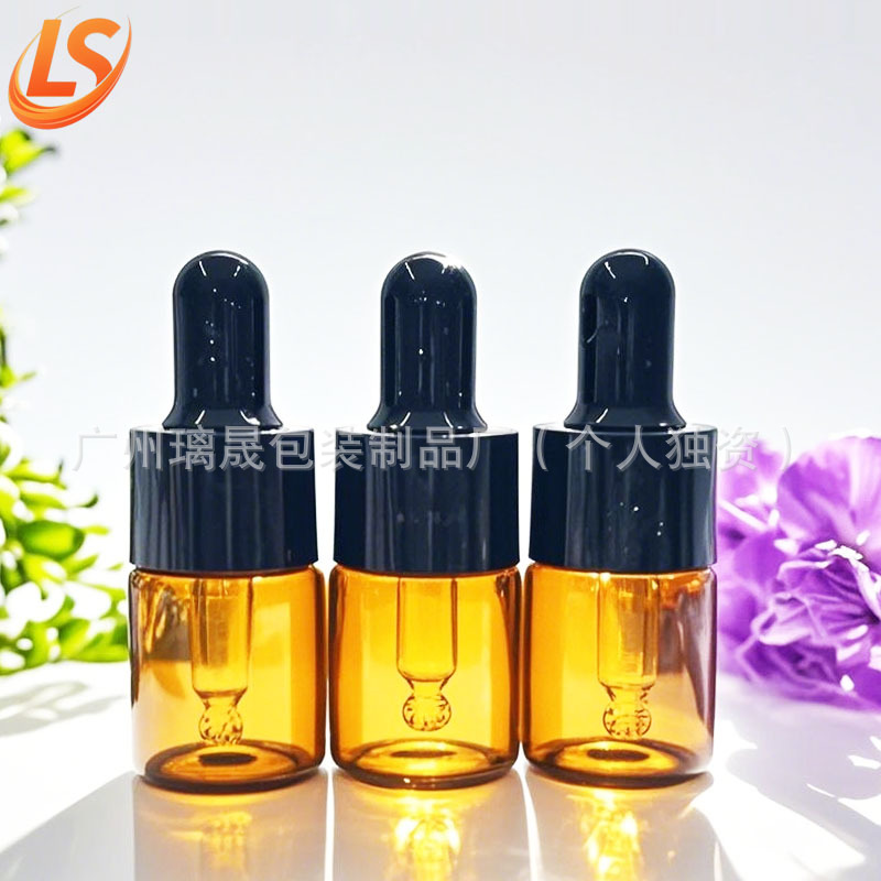 2ml3ml棕色香水分装瓶香水喷雾瓶旅行化妆品玻璃螺口分装瓶批发