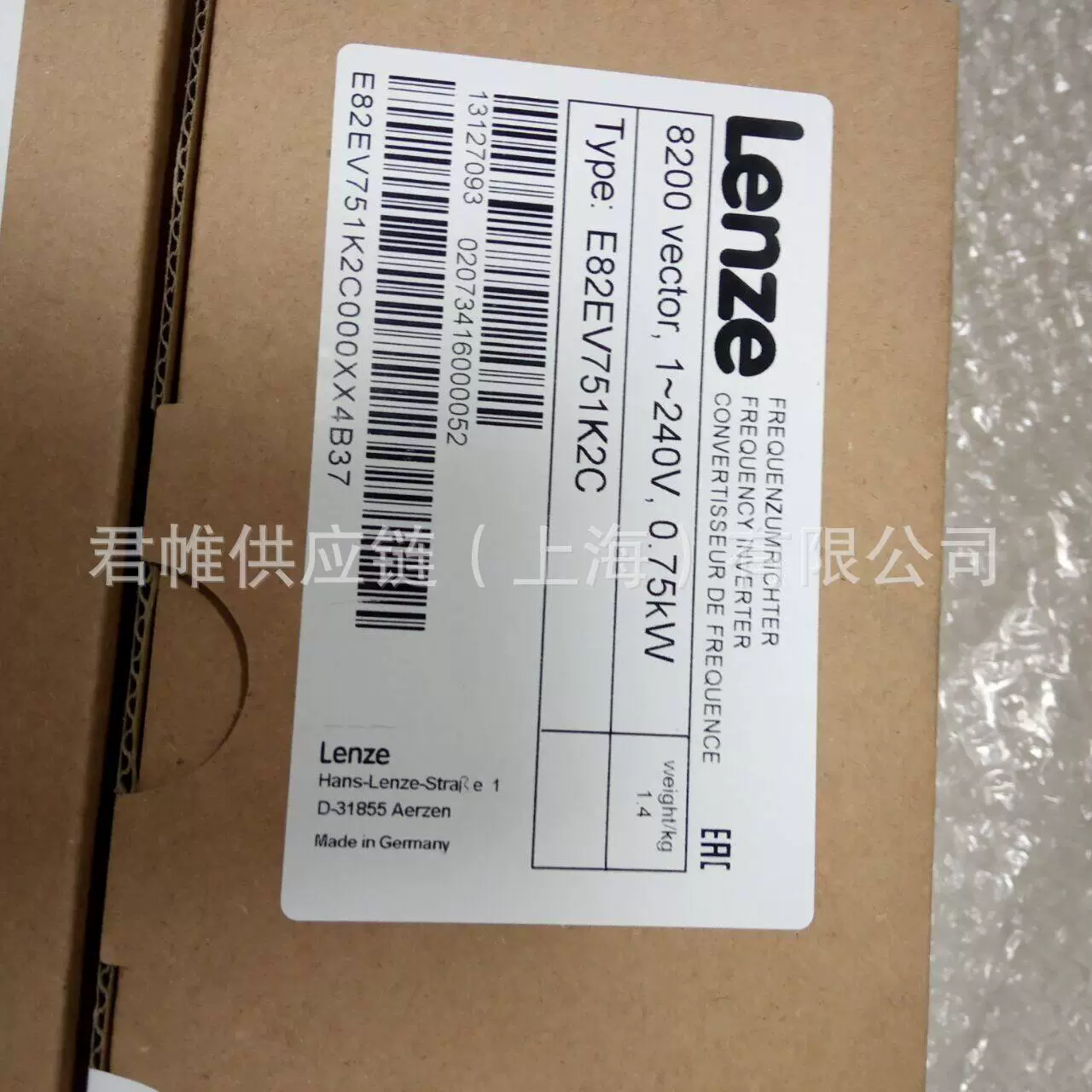 Цена необходимо уточнить. Инвертор LENZE, модель: E82EV751 K2C