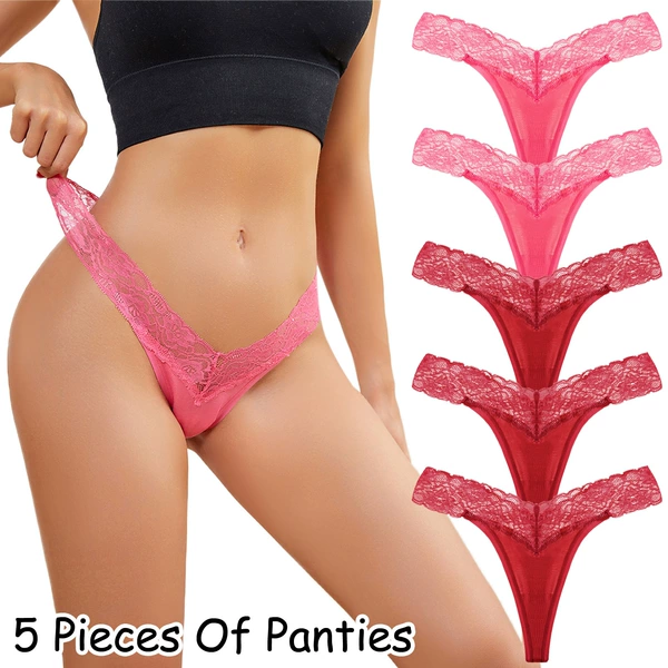 [5 pieces] 2 rose red+3 wine red