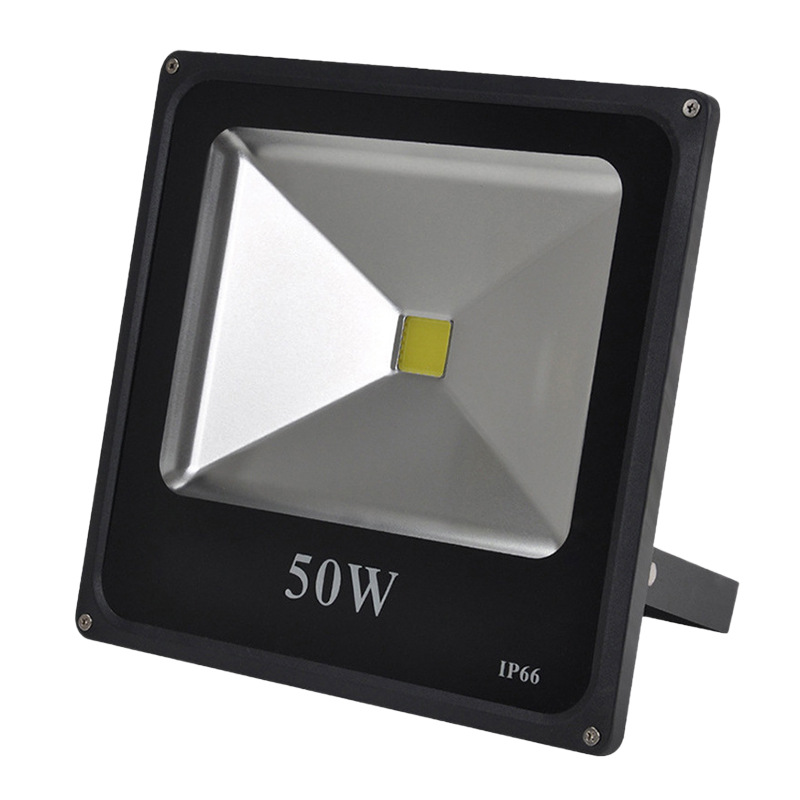 Lámpara de inundación lámpara de proyección LED lámpara cuadrada lámpara de inundación negra 20W30W50W100W150W200W lámpara cuadrada