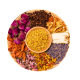 wormwood lavender dried flower Chinese herbal medicine DiY sachet sachet with incense beads line incense powder without fire aromatherapy incense bag
