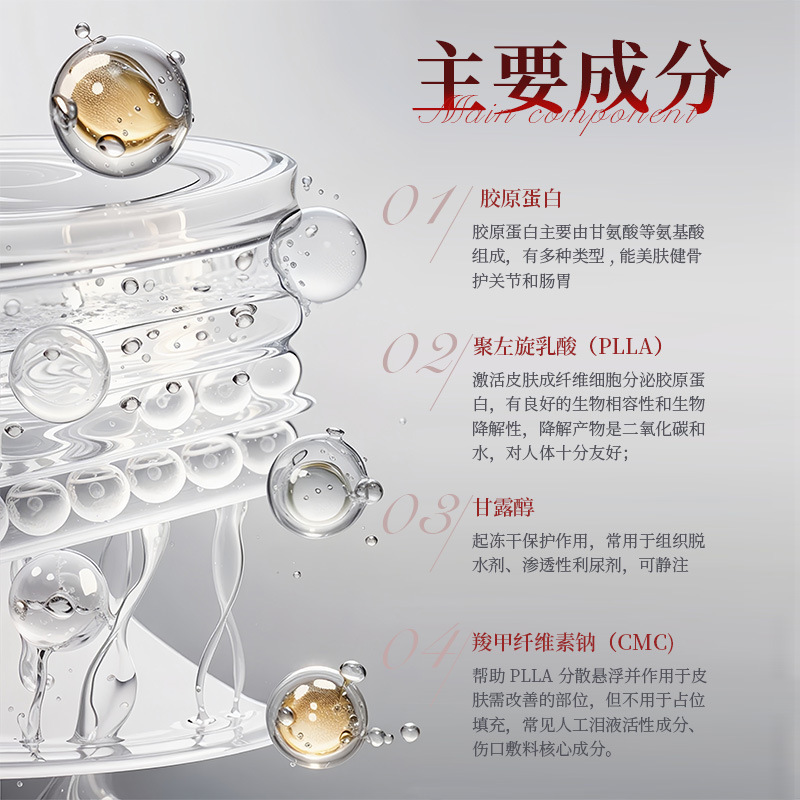 新 氧 奇迹童颜同款童颜針胶原聚双旋乳酸美容院刺激再生胶原蛋白|undefined