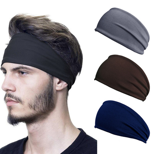 Sports Sweatband Running Fitness Headband Forehead Protection Scarf Headband Hair Tying Band Spring Summer Outdoor Fitness Headband European and American Style