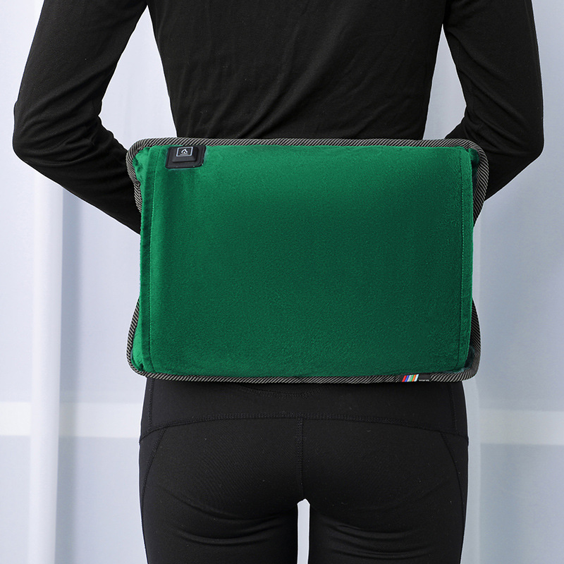 新款智能发热暧手宝男女时尚加热抱枕USB充电背包学生加热暧手宝