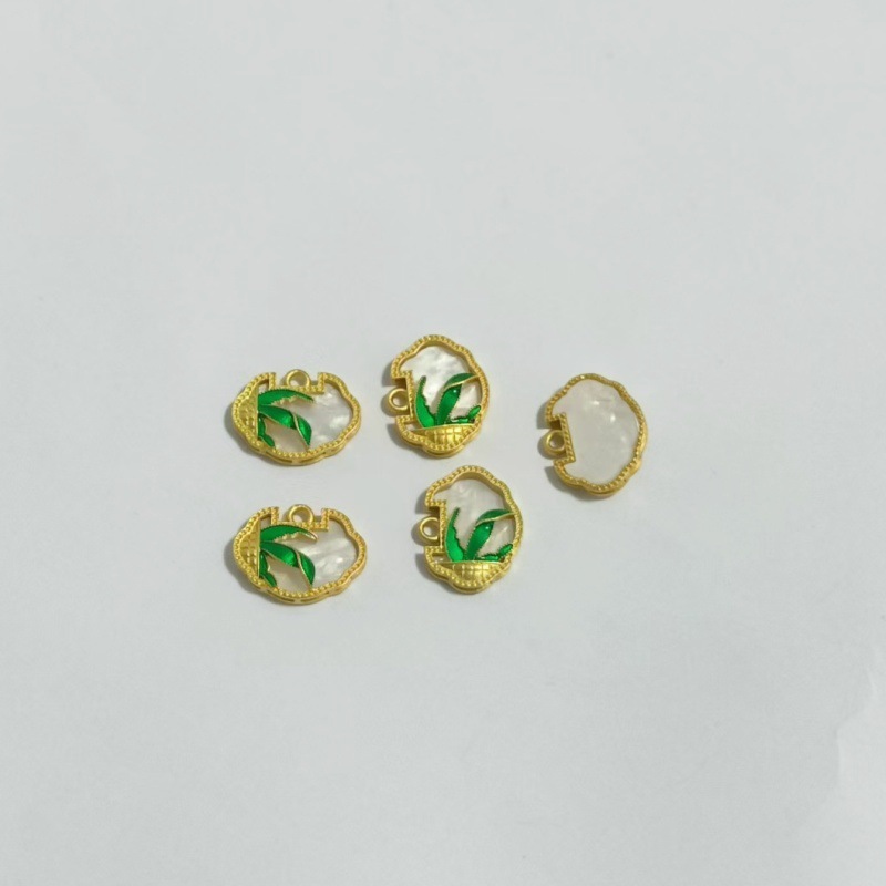 熱い販売平安バックル合金 DIY ジュエリー材料卸売中国ファン如意ロックネックレスペンダントブレスレットペンダント|undefined